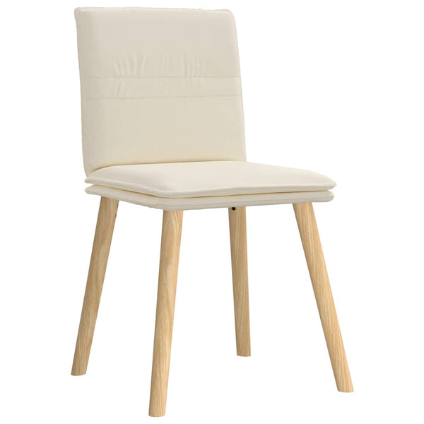 vidaXL Dining Chairs 6 pcs Linen Upholstery