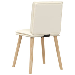 vidaXL Dining Chairs 6 pcs Linen Upholstery