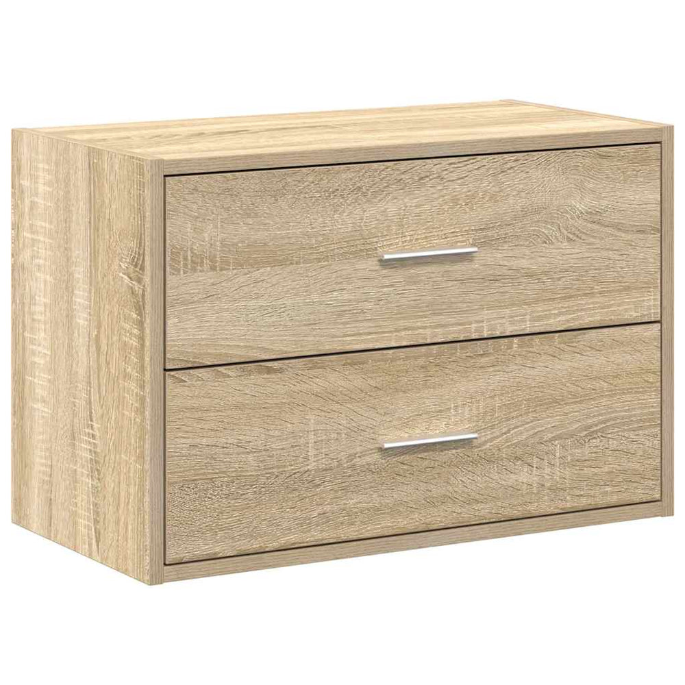 vidaXL Cabinet with 2 Drawers Sonoma Oak 60x31x40cm Engineered Wood