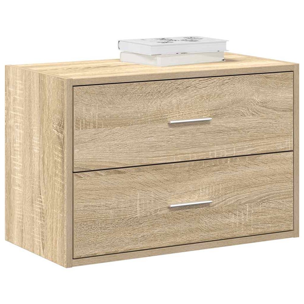vidaXL Cabinet with 2 Drawers Sonoma Oak 60x31x40cm Engineered Wood
