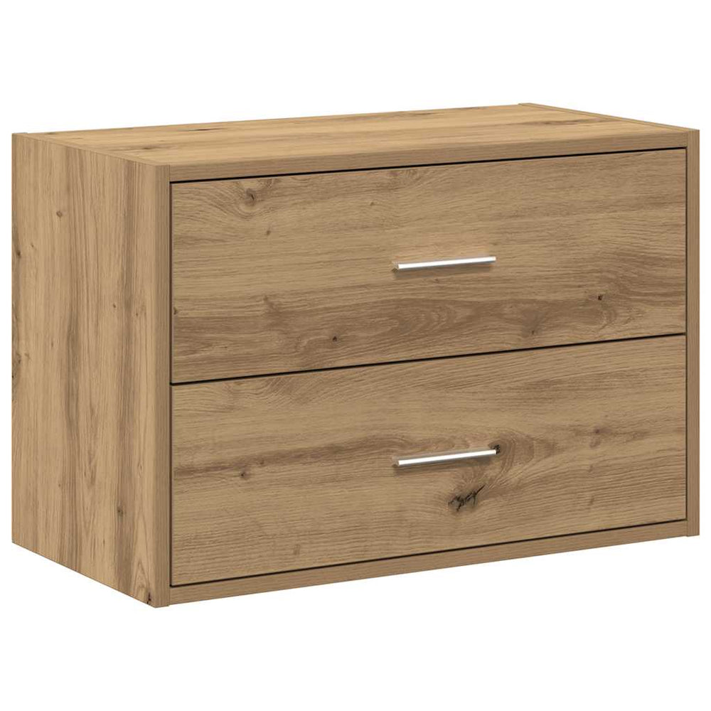 vidaXL Cabinet with 2 Drawers Artisan Oak 60x31x40cm Engineered Wood