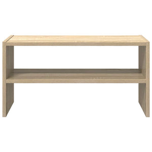 vidaXL Stackable Shoe Rack Sonoma Oak 60x30x30.5 cm