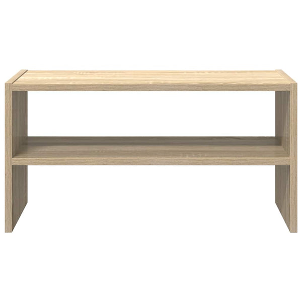 vidaXL Stackable Shoe Rack Sonoma Oak 60x30x30.5 cm