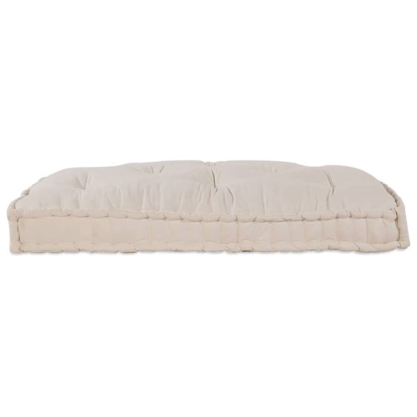 Palettenkissen Creme 120x80x12cm