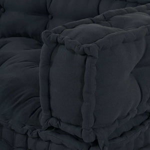 Palettensofa Kissen Anthrazit 3er Set