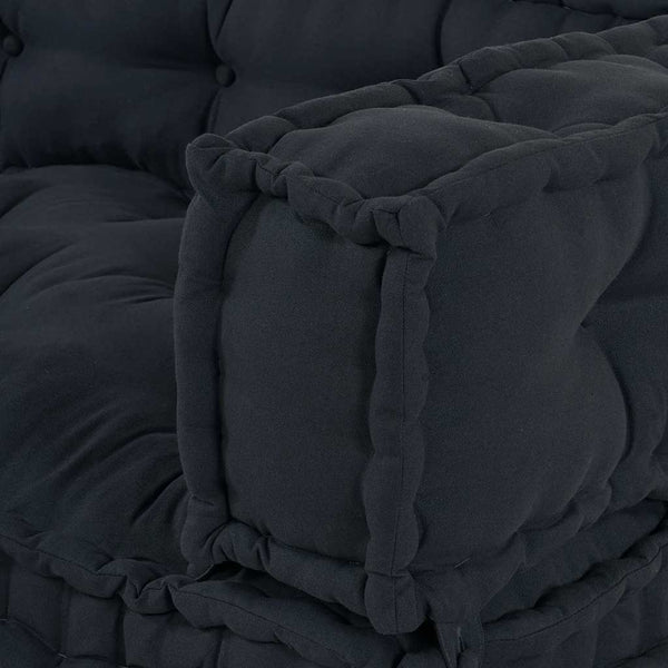 Palettensofa Kissen Anthrazit 3er Set