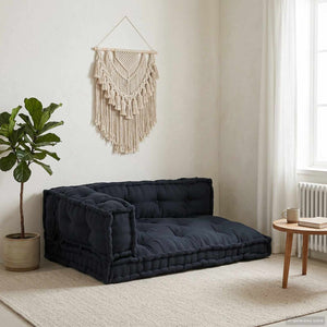 Palettensofa Kissen Anthrazit 3er Set
