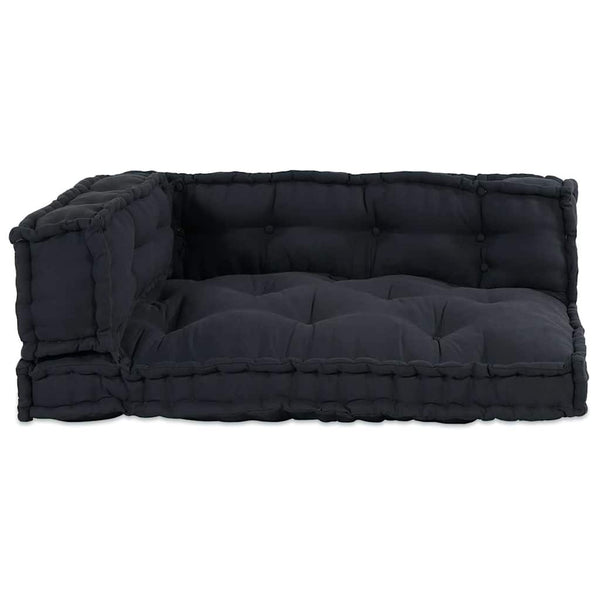 Palettensofa Kissen Anthrazit 3er Set