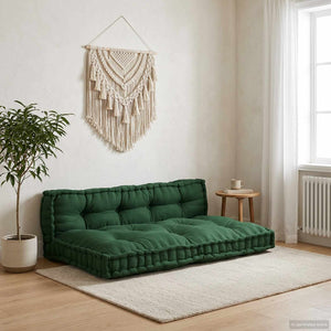 Palettenkissen Grün 120x80 cm 2er Set