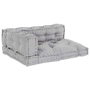 Palettensofa Kissen Set Grau 120x80 cm