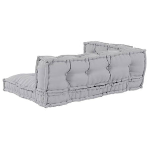 Palettensofa Kissen Set Grau 120x80 cm