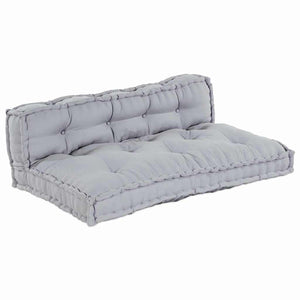 Palettenkissen Sofa Grau 2er Set