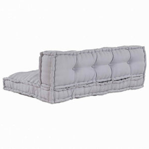 Palettenkissen Sofa Grau 2er Set