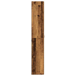 vidaXL Highboard Reclaimed Wood Look 60x32x190 cm Engineered Wood