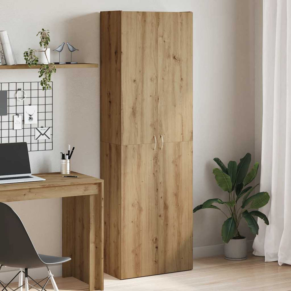 vidaXL Highboard Artisan Oak 60x32x190 cm Engineered Wood