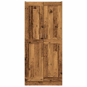 vidaXL Highboard Reclaimed Wood Look 82.5x30.5x185 cm Engineered Wood