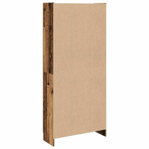 vidaXL Highboard Reclaimed Wood Look 82.5x30.5x185 cm Engineered Wood