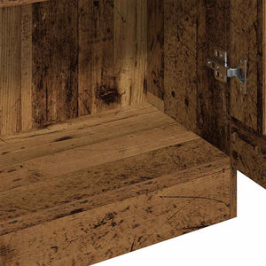 vidaXL Highboard Reclaimed Wood Look 82.5x30.5x185 cm Engineered Wood