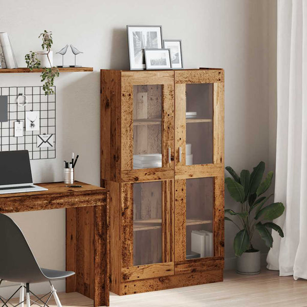 vidaXL Highboard Reclaimed Wood Look 82.5x30.5x150 cm Engineered Wood