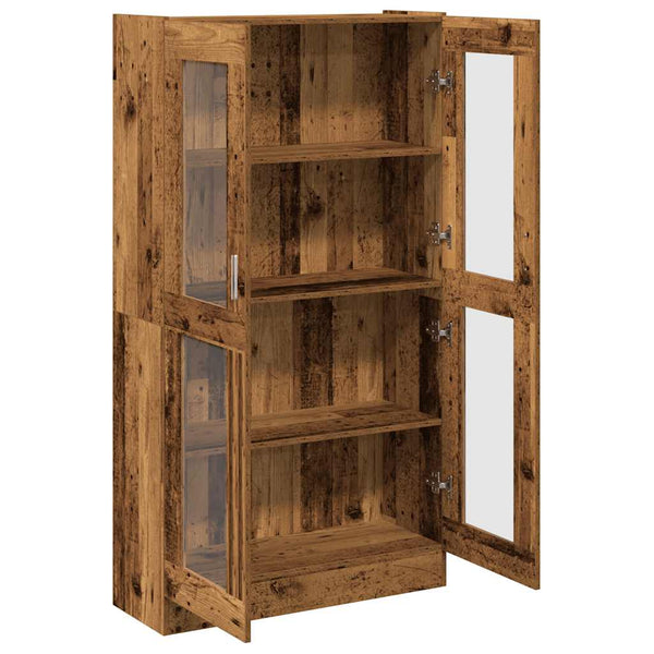 vidaXL Highboard Reclaimed Wood Look 82.5x30.5x150 cm Engineered Wood