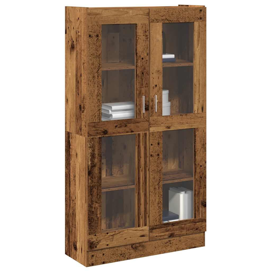 vidaXL Highboard Reclaimed Wood Look 82.5x30.5x150 cm Engineered Wood