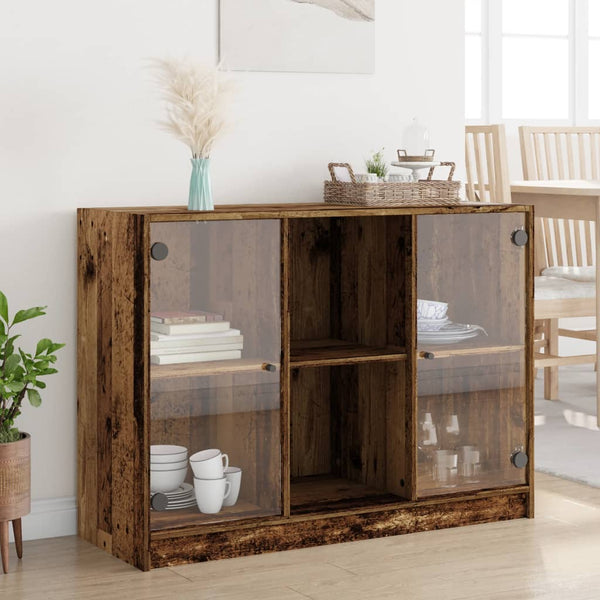 vidaXL Sideboard Reclaimed Wood Look 102x37x75.5 cm Engineered Wood