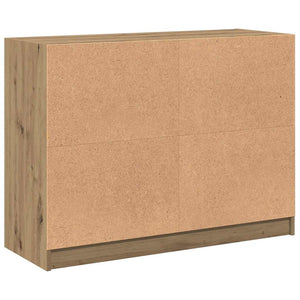 vidaXL Sideboard Artisan Oak 102x37x75.5 cm Engineered Wood