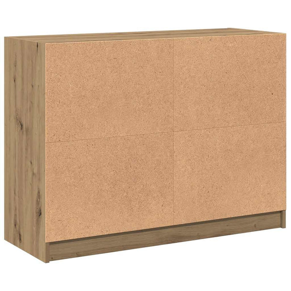 vidaXL Sideboard Artisan Oak 102x37x75.5 cm Engineered Wood