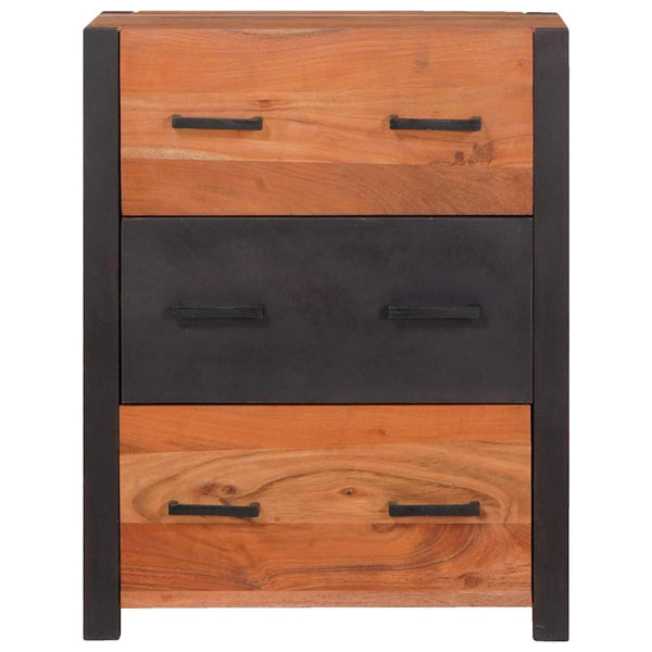 Braunes Sideboard aus Akazienholz, 110 cm