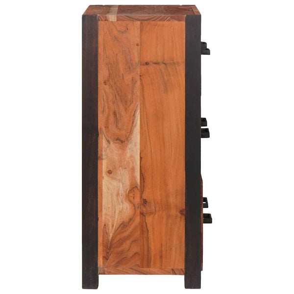 Braunes Sideboard aus Akazienholz, 110 cm