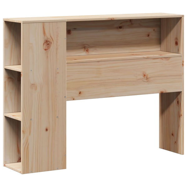 Massivholzbett Kiefer 90x200 cm mit Regal