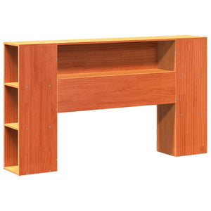 Massivholzbett 135x190 cm Wachsbraun