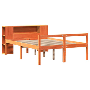 Massivholzbett 160x200 cm Wachsbraun