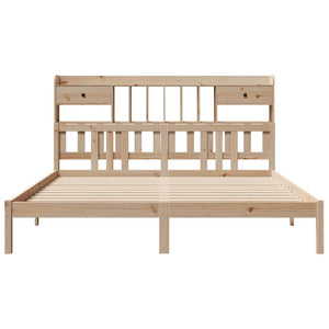 Massivholzbett Kiefer 180x200 mit Regal
