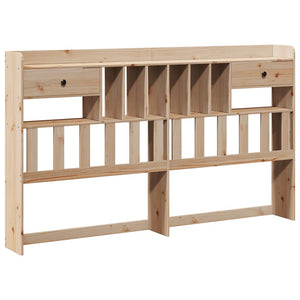 Massivholzbett Kiefer 180x200 mit Regal