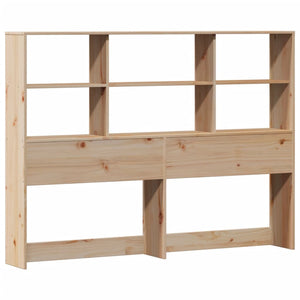 Massivholzbett Kiefer 150x200 cm mit Regal