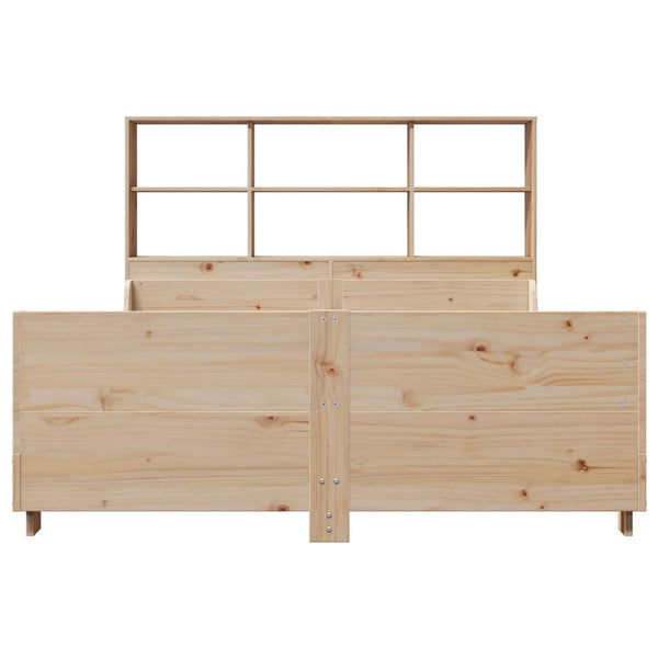 Massivholzbett 160x200 cm mit Regal