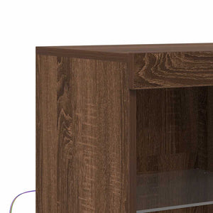 vidaXL Sideboard Brown Oak Look 81x37x100 cm Engineered Wood