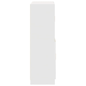 vidaXL 2-Piece Kitchen Cabinet Set White Engineered Wood