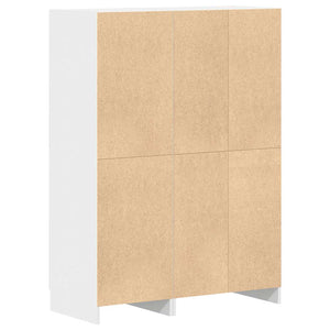 vidaXL 2-Piece Kitchen Cabinet Set White Engineered Wood