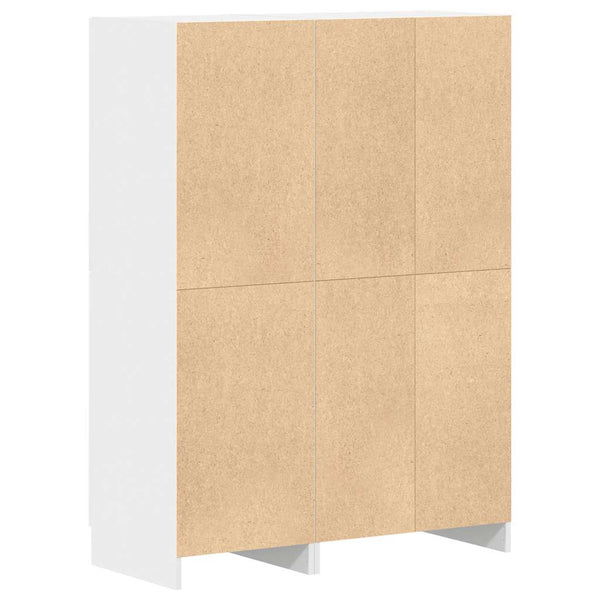 vidaXL 2-Piece Kitchen Cabinet Set White Engineered Wood