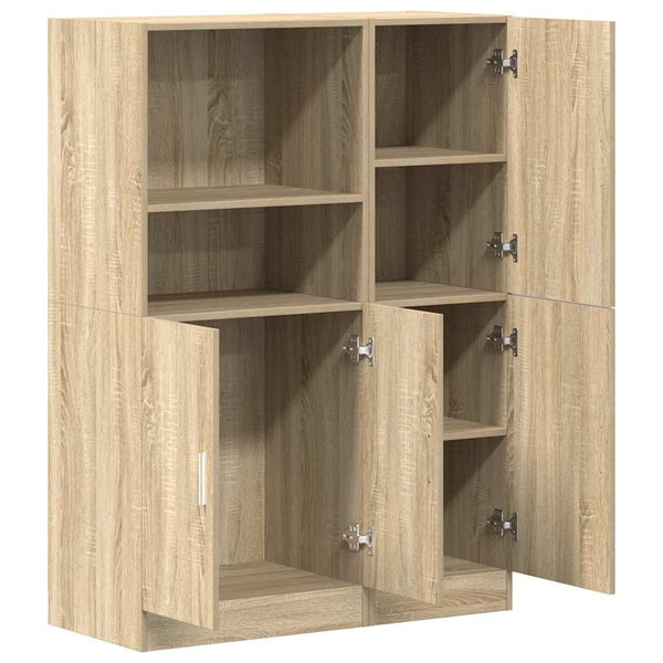 vidaXL 2-Piece Kitchen Cabinet Set Sonoma Oak Engineered Wood