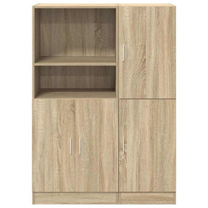 vidaXL 2-Piece Kitchen Cabinet Set Sonoma Oak Engineered Wood