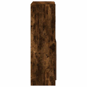 vidaXL 2-Piece Kitchen Cabinet Set Smoked Oak Engineered Wood