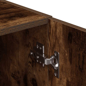 vidaXL 2-Piece Kitchen Cabinet Set Smoked Oak Engineered Wood