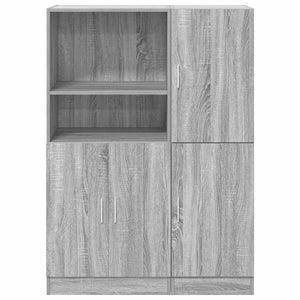 vidaXL 2-Piece Kitchen Cabinet Set Sonoma Oak Engineered Wood