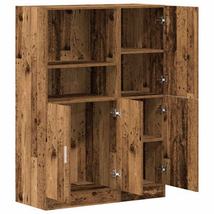 vidaXL 2-Piece Kitchen Cabinet Set Reclaimed Wood Look Engineered Wood