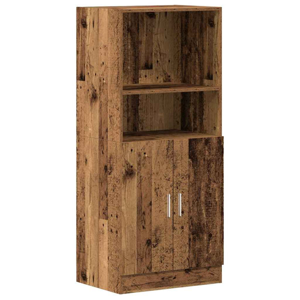 vidaXL 2-Piece Kitchen Cabinet Set Reclaimed Wood Look Engineered Wood