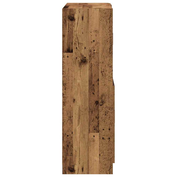 vidaXL 2-Piece Kitchen Cabinet Set Reclaimed Wood Look Engineered Wood