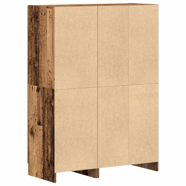 vidaXL 2-Piece Kitchen Cabinet Set Reclaimed Wood Look Engineered Wood
